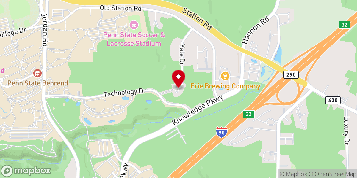 Map showing location of Grace Bible Church