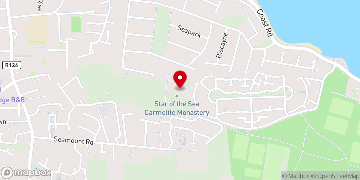 Map showing location of Monastery Star of the Sea / Discalced Carmelite Nuns