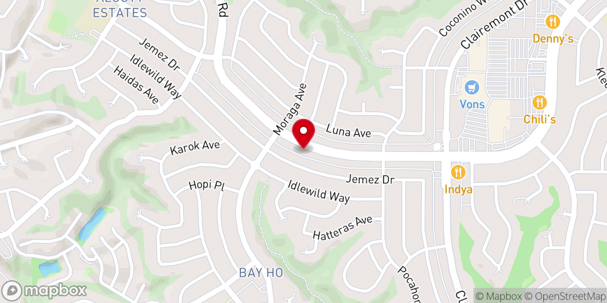 Map showing location of Chinese Mandarin Church