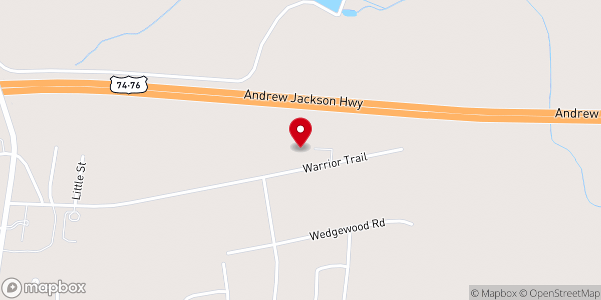 Map showing location of Missionary Alliance Church