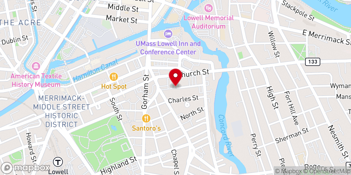 Map showing location of Central Plaza
