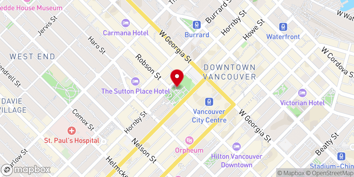 Map showing location of St. Peter's Fireside Church