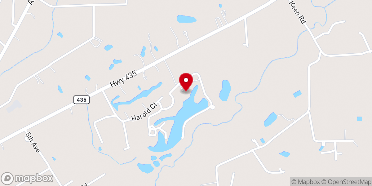 Map showing location of Abita Springs Resort