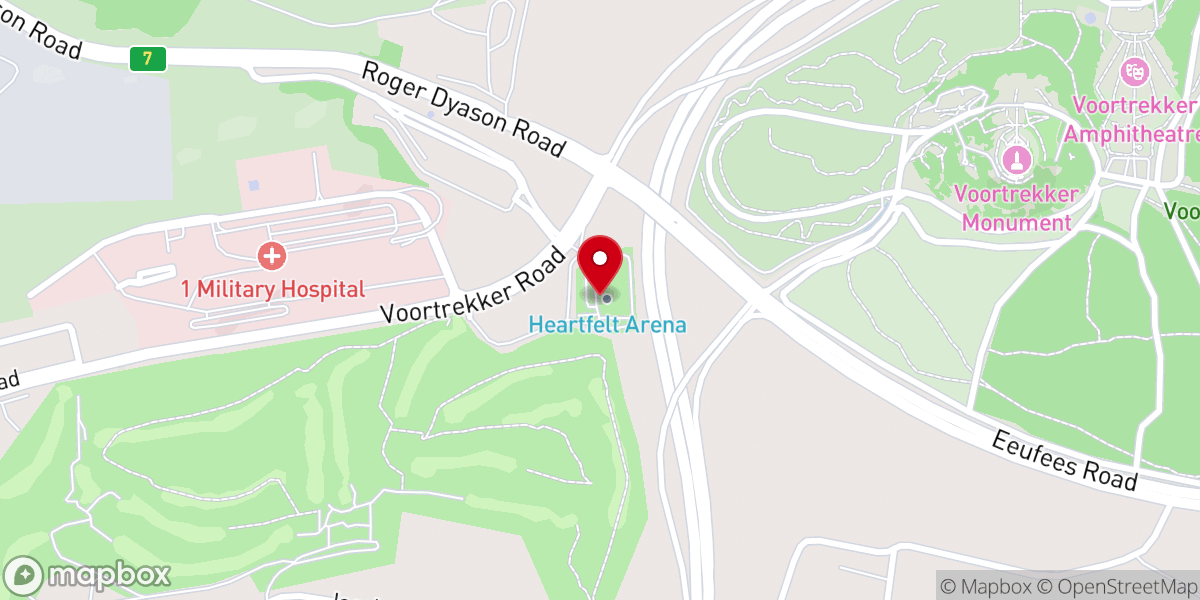 Map showing location of Heartfelt Family Church