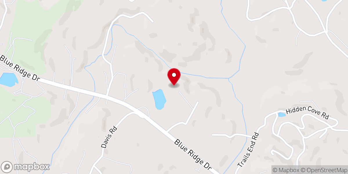 Map showing location of INOLA Blue Ridge