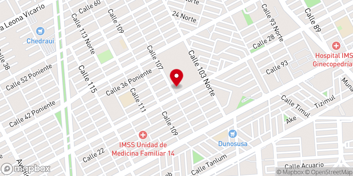 Map showing location of Sagrado Corazon de Jesus