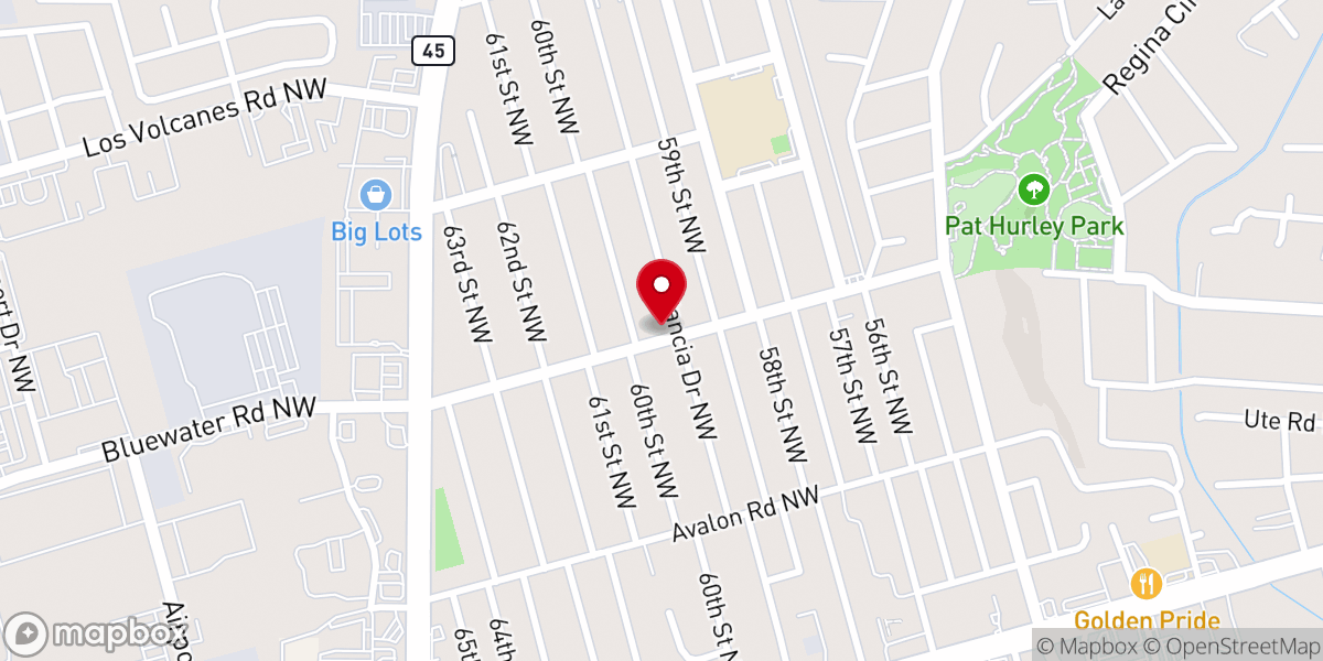 Map showing location of The door christian church