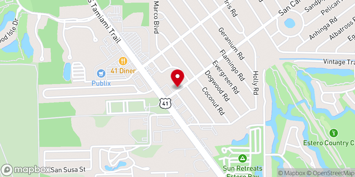 Map showing location of Park Alliance Church