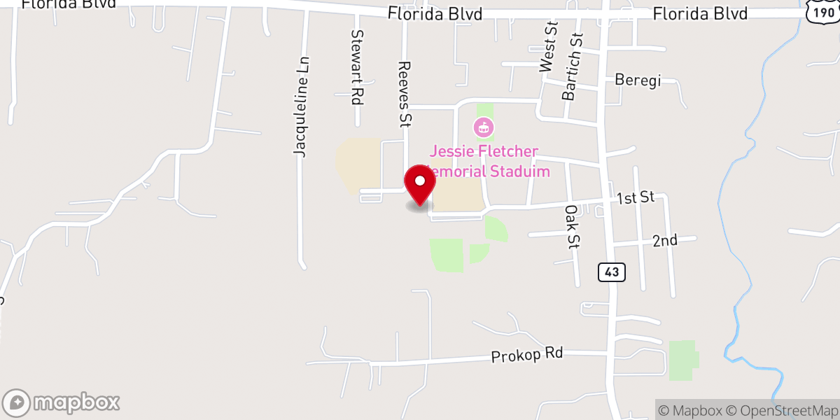 Map showing location of Albany Community Park