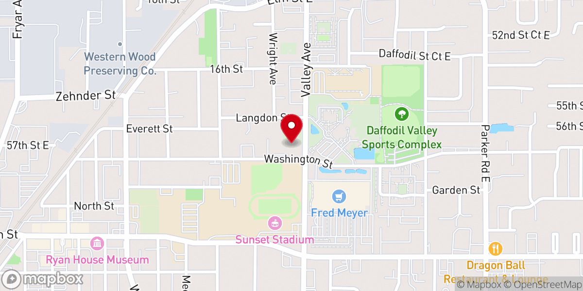 Map showing location of Faith Covenant Church
