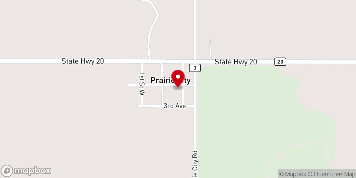 Map showing location of Beckman Memorial Church