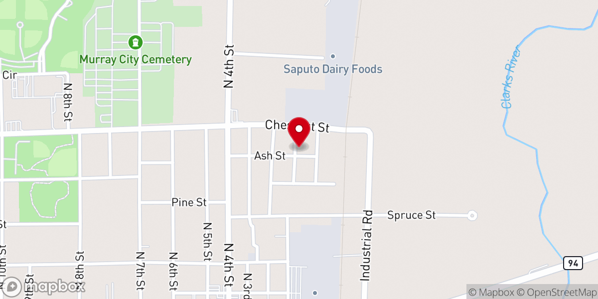 Map showing location of Church of the Living God