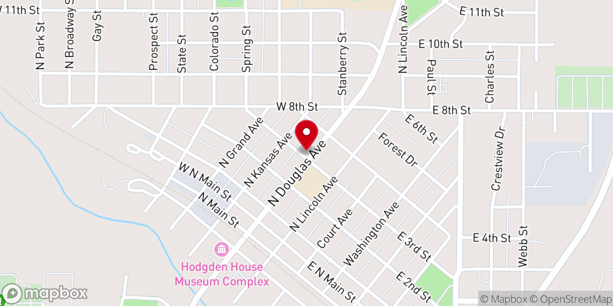 Map showing location of Treasurer - EFUMC