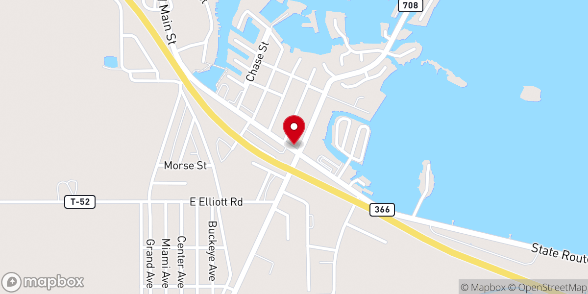 Map showing location of The Gathering Point