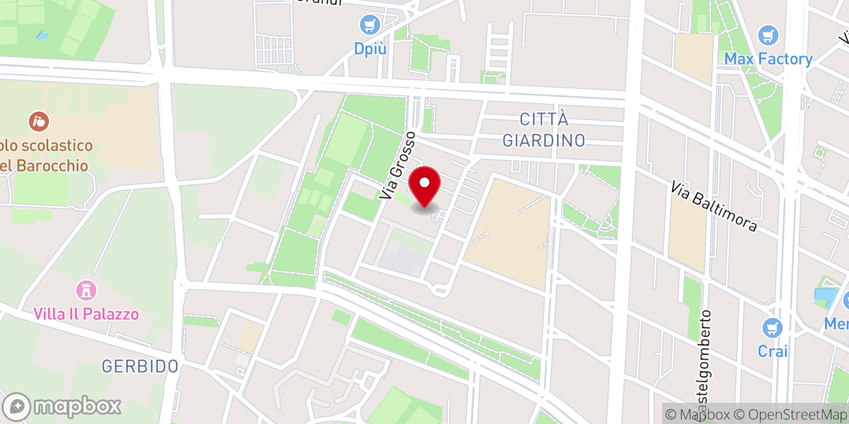 Map showing location of Chiesa Parrocchiale del Santissimo Nome di Maria