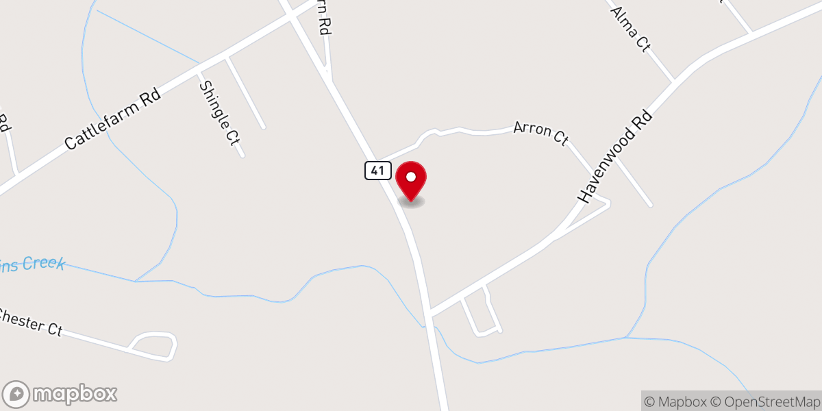Map showing location of Saint Mary AME Church