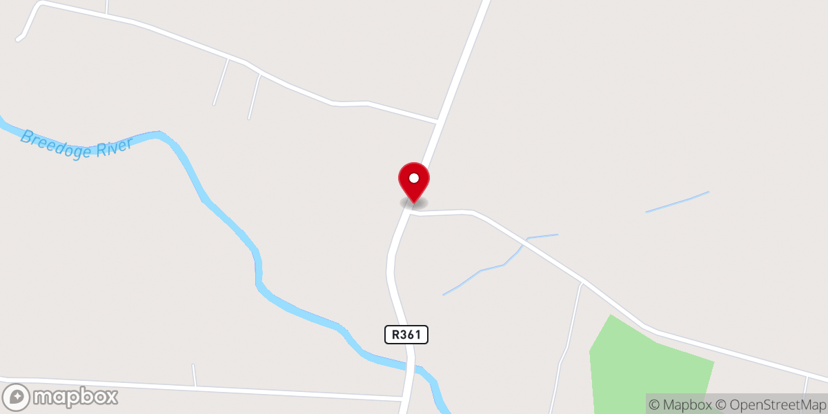 Map showing location of St Bridget's Church, Breedogue