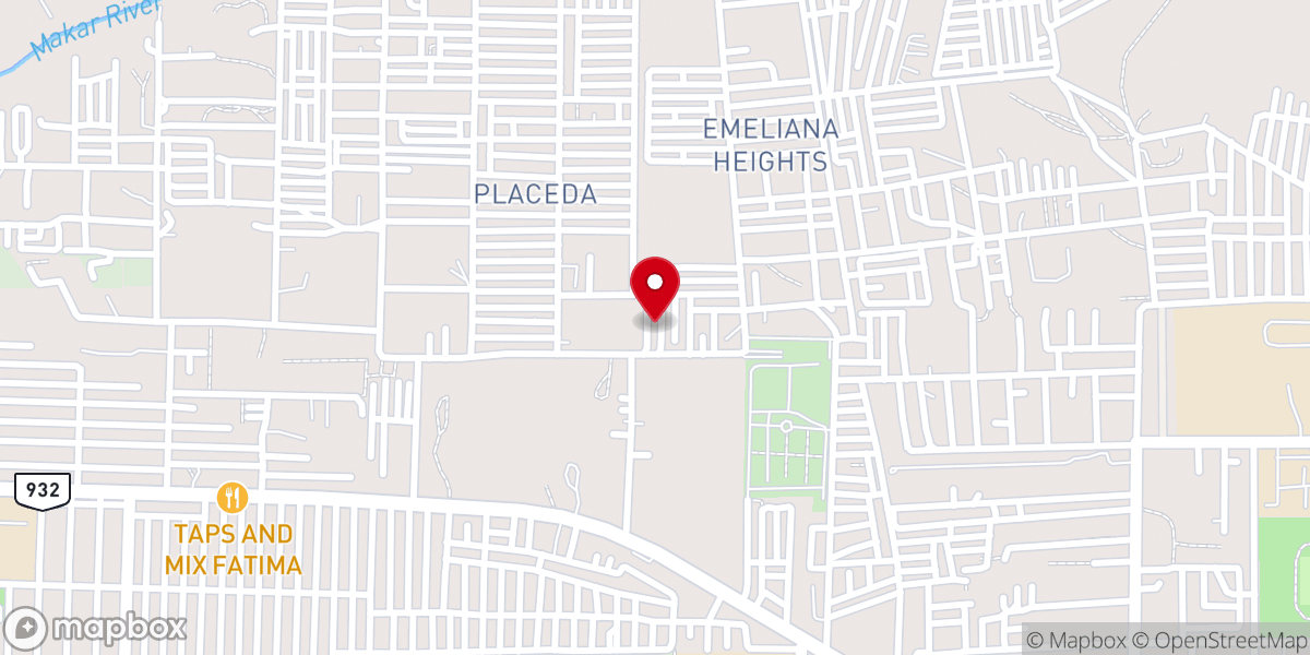 Map showing location of Grace Baptist church