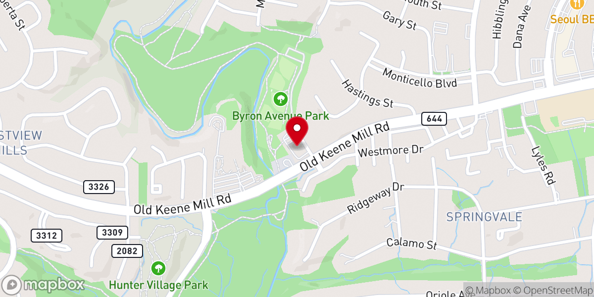Map showing location of Springfield Church of Christ