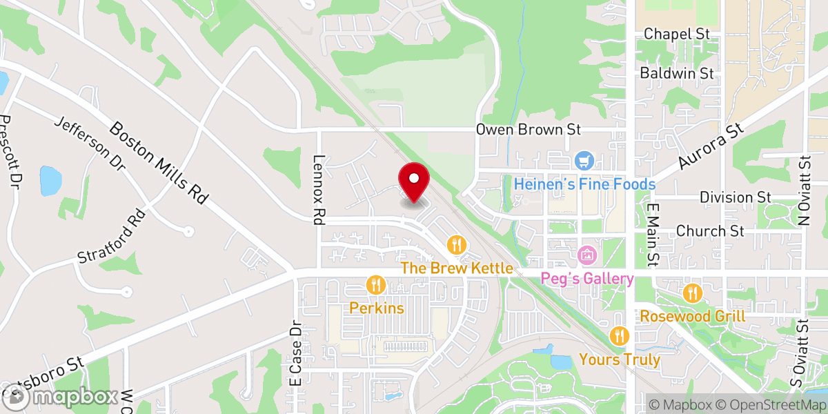 Map showing location of Holy Trinity Anglican Church