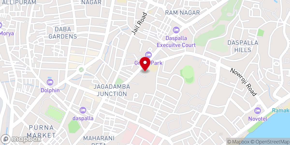 Map showing location of Archdiocese Of Visakhapatnam