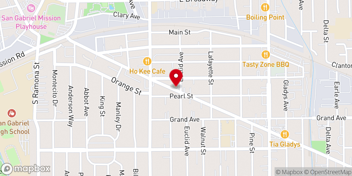 Map showing location of Majestad Foursquare