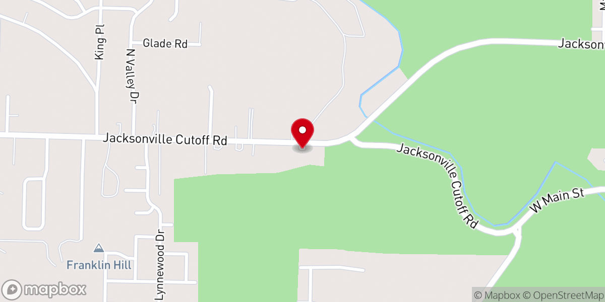 Map showing location of North Pulaski Church Of Christ