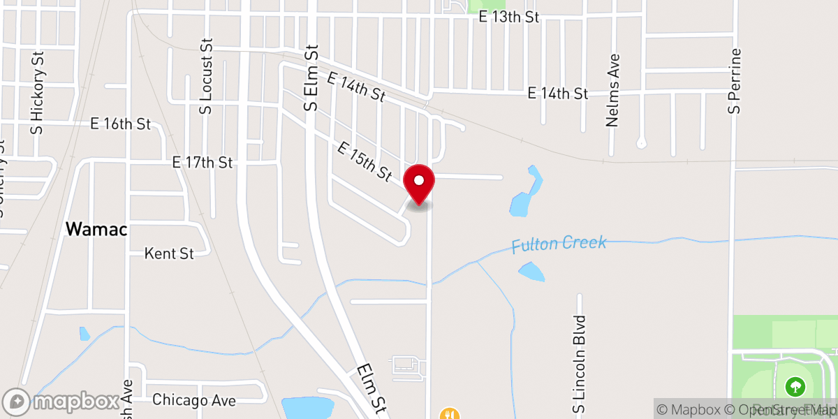 Map showing location of New Destiny Church of God