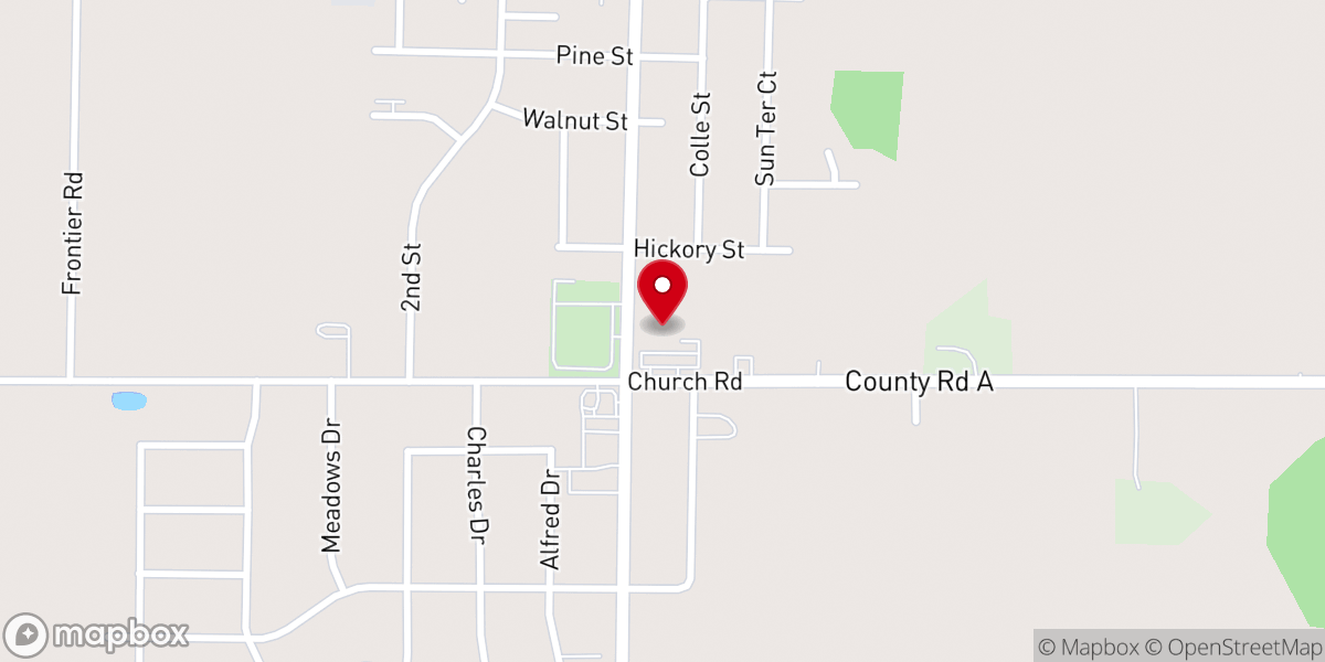 Map showing location of Immaculate Conception Rectory