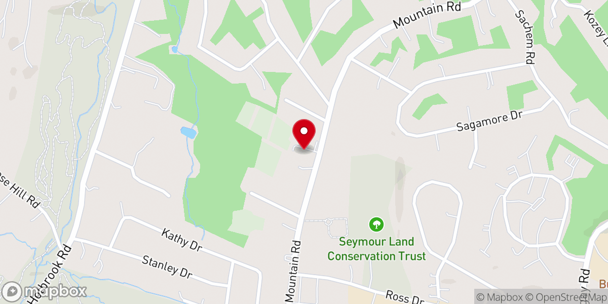 Map showing location of Seymour Evangelical Baptist Church