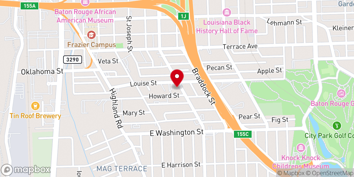 Map showing location of First Liberty Church