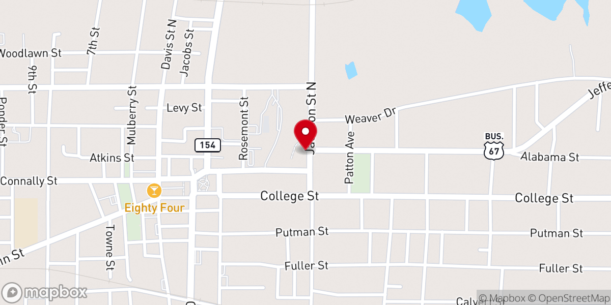 Map showing location of New Beginnings Fellowship