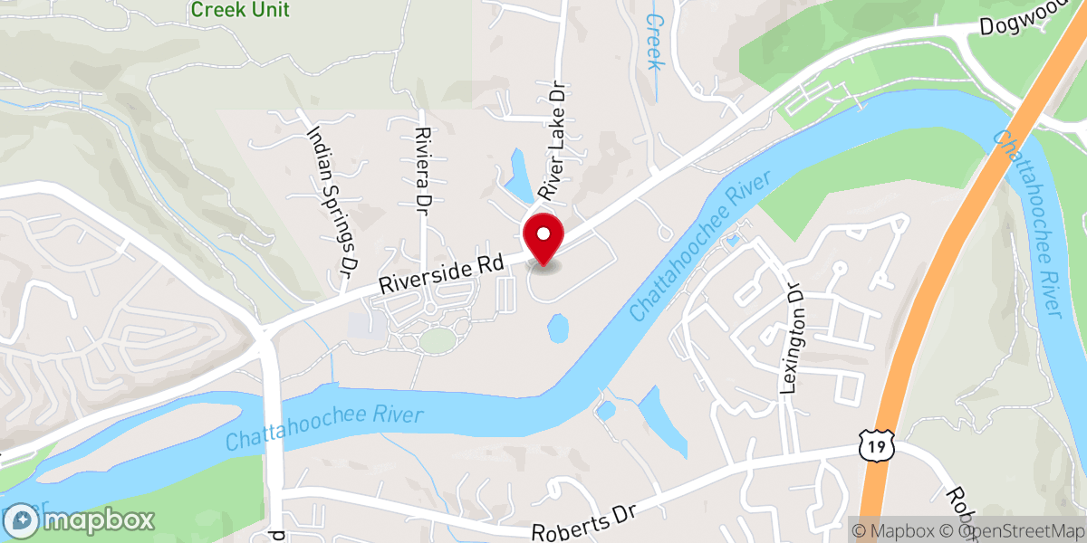 Map showing location of Saint Andrew Catholic Church