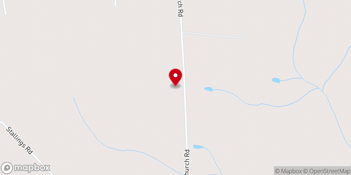 Map showing location of Edgewood Church