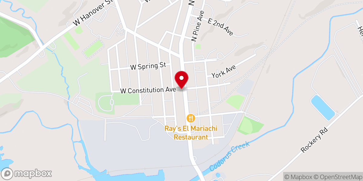 Map showing location of Brenneman Robert