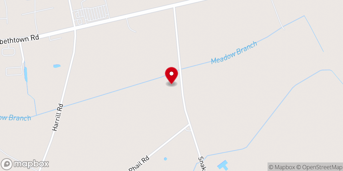Map showing location of Revival Center Church