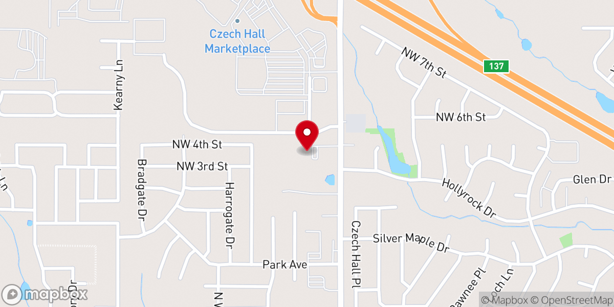 Map showing location of Pathway Church