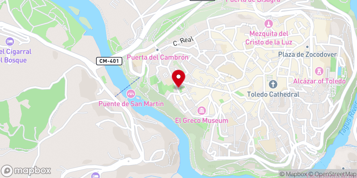 Map showing location of Sinagoga de Santa María La Blanca