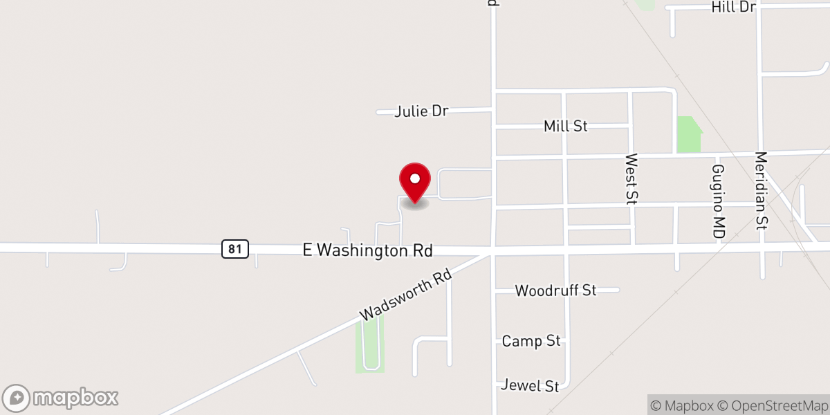 Map showing location of St. Elizabeth Area Catholic School