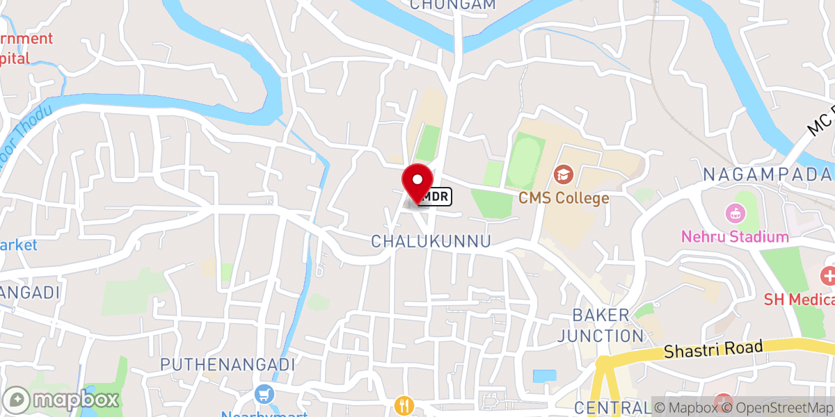 Map showing location of Assemblies of God