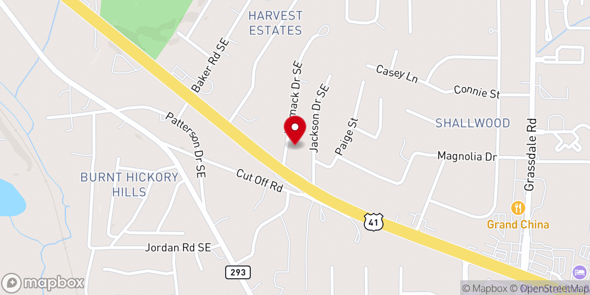 Map showing location of House of Liberty Church