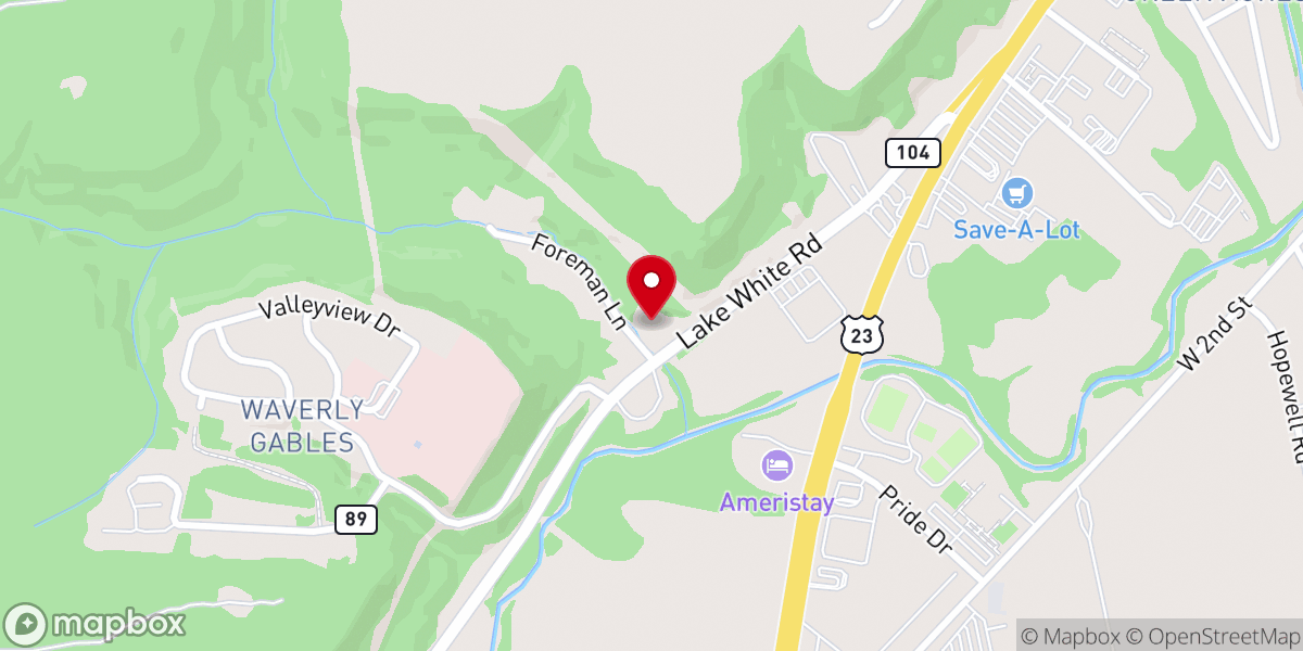 Map showing location of Gospel Lighthouse Church