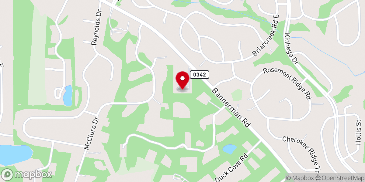 Map showing location of Trinity Community Church