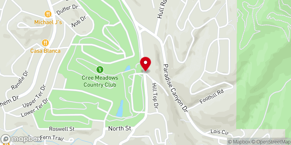 Map showing location of Life-Way of Lincoln County