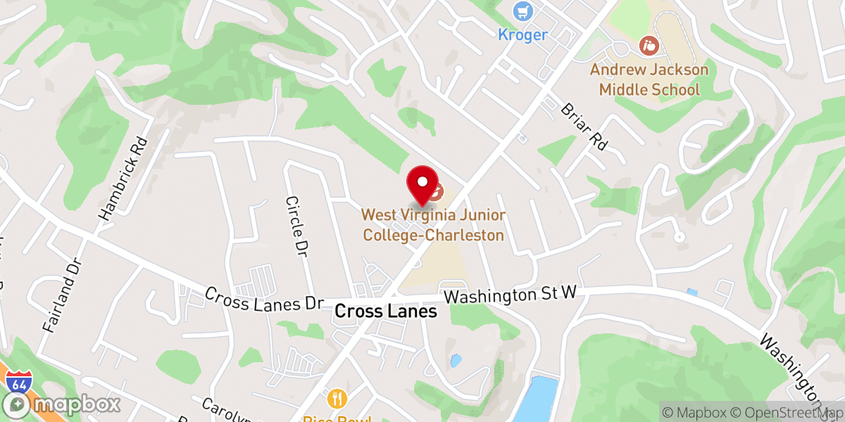 Map showing location of Our Victory Church
