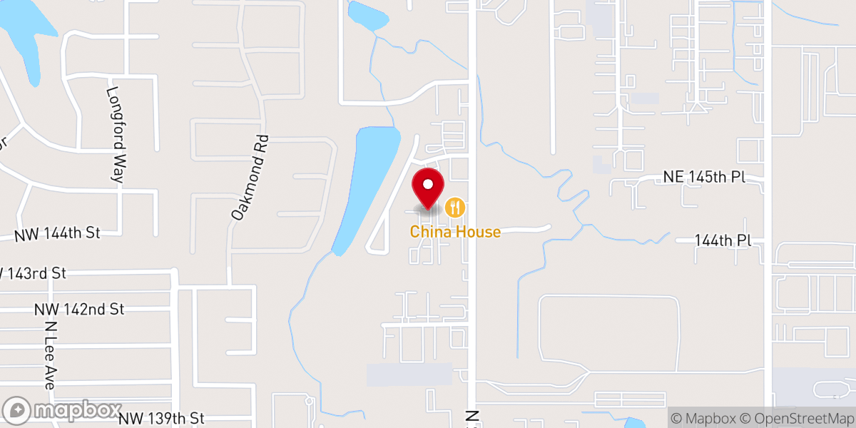 Map showing location of Father's House Church