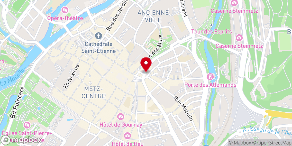 Map showing location of Paroisse Orthodoxe des Trois Saints Hierarques