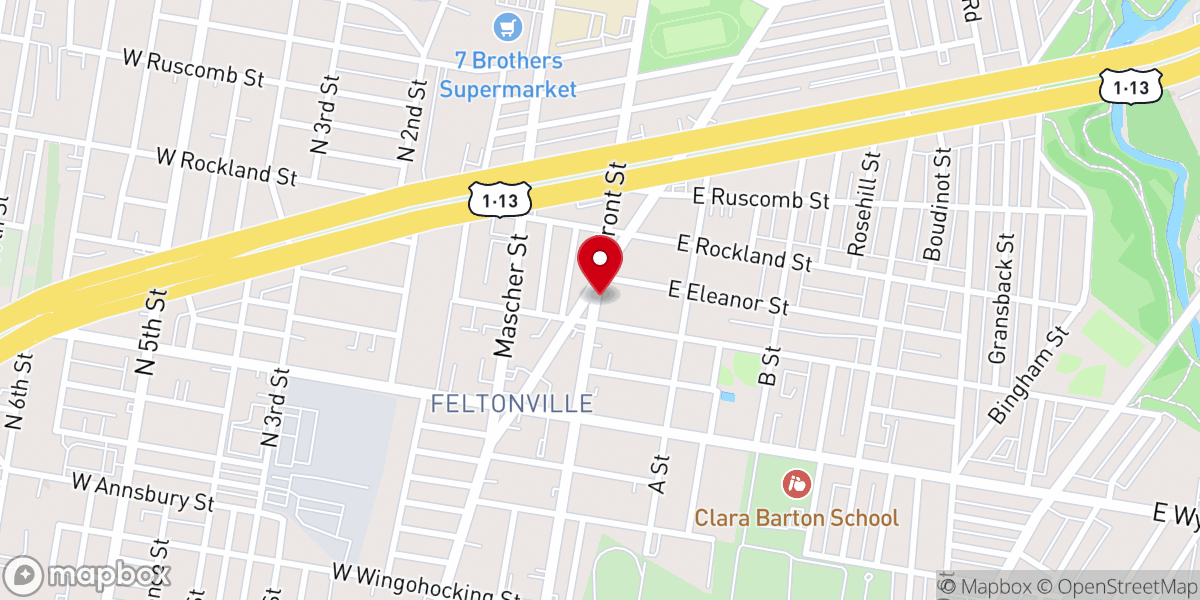 Map showing location of Iglesia De Dios Pentecostal M.I. "Libres En Cristo"
