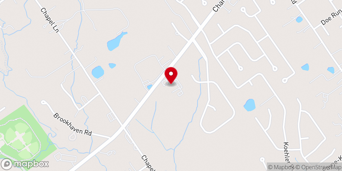 Map showing location of Christ's Community Church of the Nazarene
