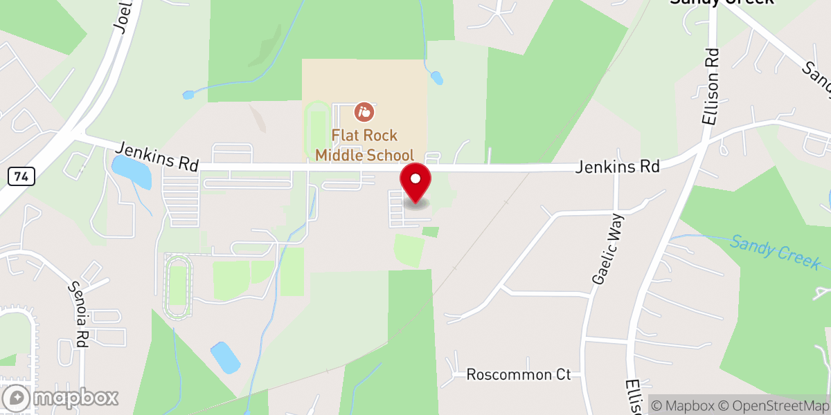 Map showing location of First Christian Church